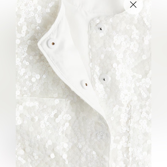 New H&M Sequined Blazer And Skirt Set - Picture 9 of 10